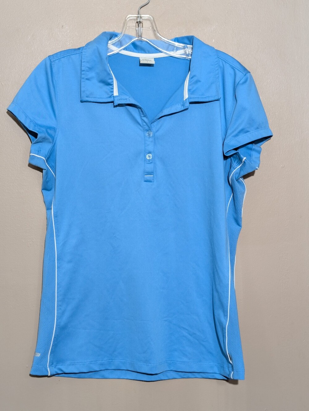 Alo Yoga Pickleball Golf Athletic Polo Blue Large